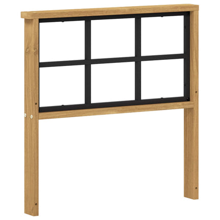 Armlænsmodul 2 pcs Hvid 60 x 6 x 61 cm Massivt Akacietræ
