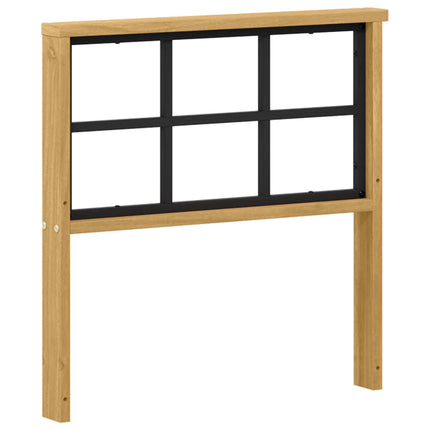 Armlænsmodul 2 pcs Hvid 60 x 6 x 61 cm Massivt Akacietræ