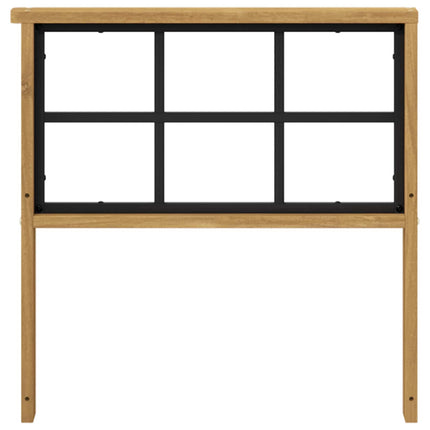 Armlænsmodul 2 pcs Hvid 60 x 6 x 61 cm Massivt Akacietræ