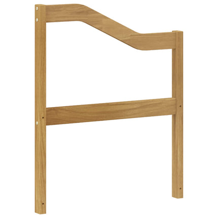 Armlæn modul 2 stk. Hvid 59 x 4 x 73 cm Massivt Akacietræ