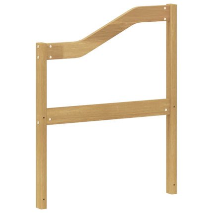 Armlæn modul 2 pcs Hvid 59 x 4 x 73 cm Massivt Akacietræ