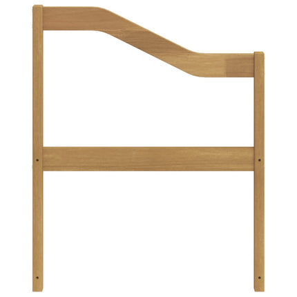 Armlæn modul 2 pcs Hvid 59 x 4 x 73 cm Massivt Akacietræ