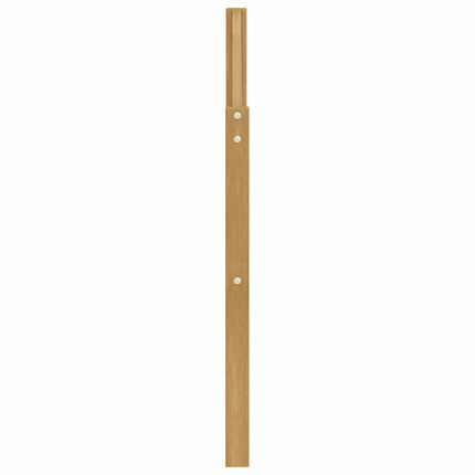 Armlæn modul 2 pcs Hvid 59 x 4 x 73 cm Massivt Akacietræ