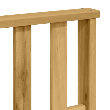 Armlænsmodul 2 stk. Hvid 60 x 6 x 61 cm Massivt Akacietræ