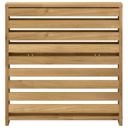 Armlænsmodul 2 stk. Hvid 58,5 x 10 x 61 cm Massivt Akacietræ