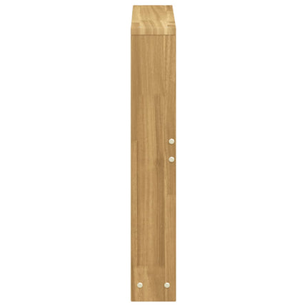 Armlænsmodul 2 stk. Hvid 58,5 x 10 x 61 cm Massivt Akacietræ