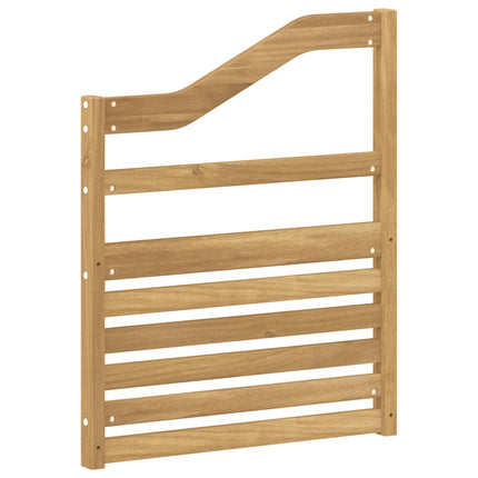 Armlænsmodul 2 pcs Hvid 59 x 4 x 73 cm Massivt Akacietræ