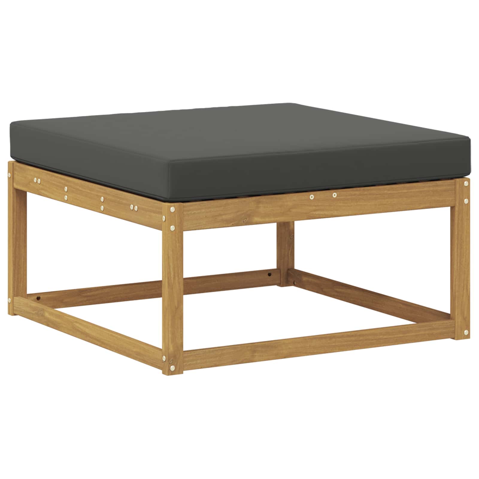 Udendørs puf Polyester Hvid