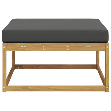 Udendørs puf Polyester Hvid