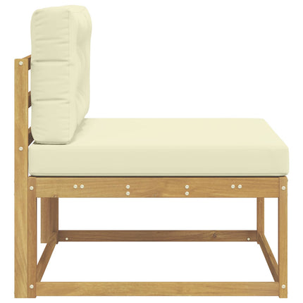 Udendørs Mellem Sofa Polyester Hvid