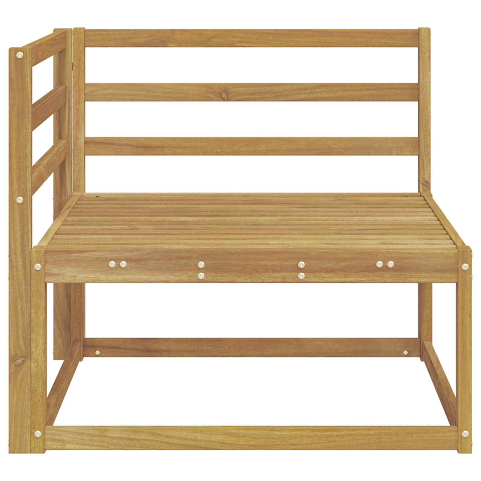 Udendørs Hjørnesofa Hvid 83 x 83 x 73 cm
