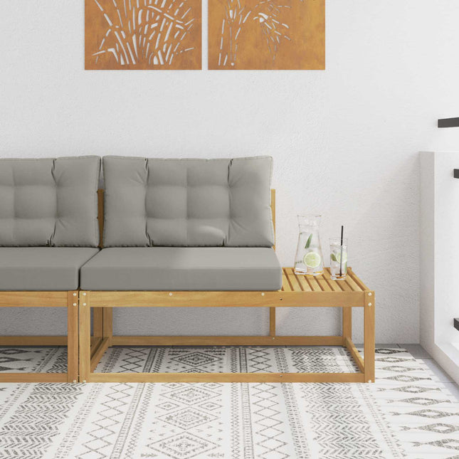 Udendørs Modulsofa med pude Hvid 115 x 83 x 73 cm Polyester