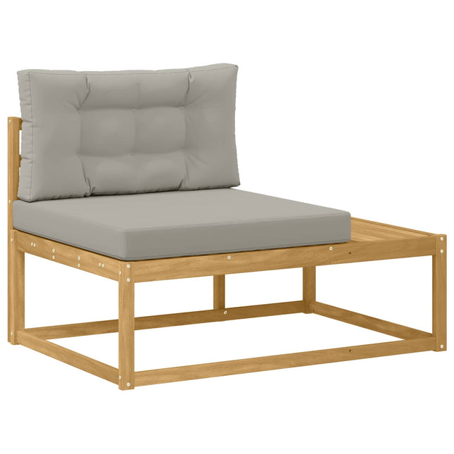 Udendørs Modulsofa med pude Hvid 115 x 83 x 73 cm Polyester