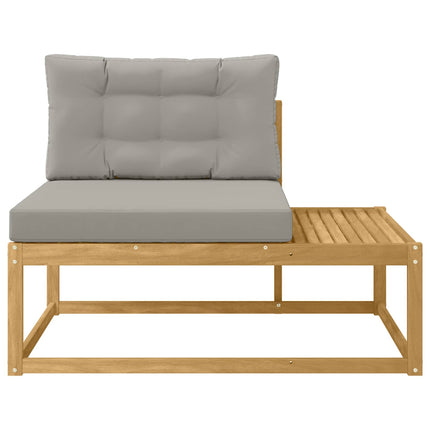 Udendørs Modulsofa med pude Hvid 115 x 83 x 73 cm Polyester