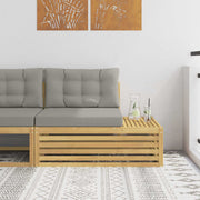 Udendørs Modulsofa Hvid 115 x 83 x 73 cm Massivt Akacietræ