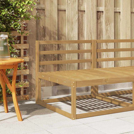 Rygstøtte Modul Hvid 79 x 4 x 73 cm Massivt Akacietræ