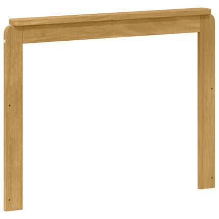 Armlænsmodul 2 stk. Hvid 79 x 6 x 61 cm Massivt Akacietræ
