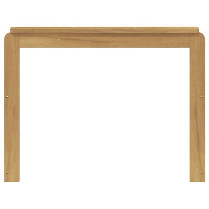 Armlænsmodul 2 pcs Hvid 79 x 6 x 61 cm Massivt Akacietræ