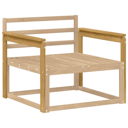 Armlænsmodul 2 stk. Hvid 79 x 6 x 61 cm Massivt Akacietræ