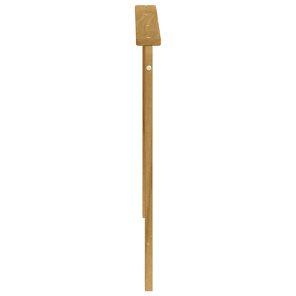 Armlænsmodul 2 pcs Hvid 79 x 6 x 61 cm Massivt Akacietræ