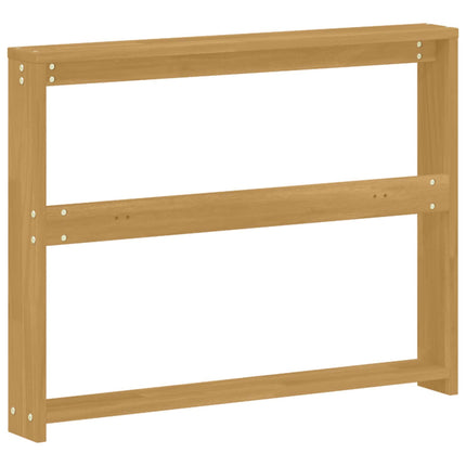 Armlænsmodul 2 stk. Hvid 78,5 x 10 x 61 cm Massivt Akacietræ