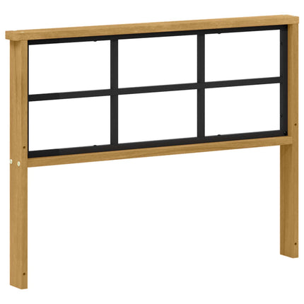 Armlænsmodul 2 stk. Hvid 80 x 6 x 61 cm Massivt Akacietræ