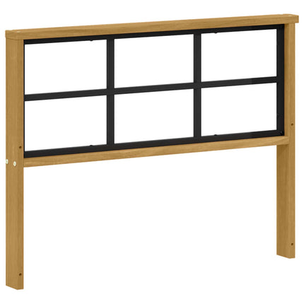 Armlænsmodul 2 stk. Hvid 80 x 6 x 61 cm Massivt Akacietræ