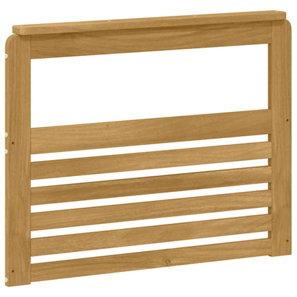 Armlænsmodul 2 pcs Hvid 79 x 6 x 61 cm Massivt Akacietræ