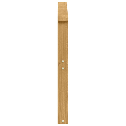 Armlænsmodul 2 pcs Hvid 80 x 6 x 61 cm Massivt Akacietræ