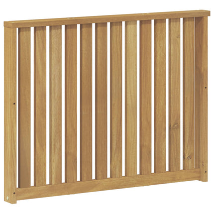 Armlænsmodul 2 stk. Hvid 80 x 6 x 61 cm Massivt Akacietræ