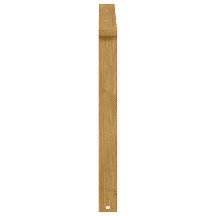 Armlænsmodul 2 stk. Hvid 80 x 6 x 61 cm Massivt Akacietræ