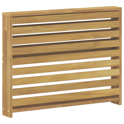 Armlænsmodul 2 pcs Hvid 78,5 x 10 x 61 cm Massivt Akacietræ