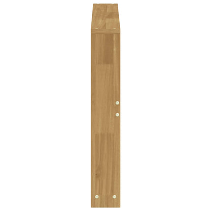 Armlænsmodul 2 stk. Hvid 78,5 x 10 x 61 cm Massivt Akacietræ