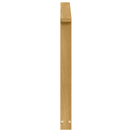 Armlænsmodul 2 stk. Hvid 80 x 6 x 61 cm Massivt Akacietræ