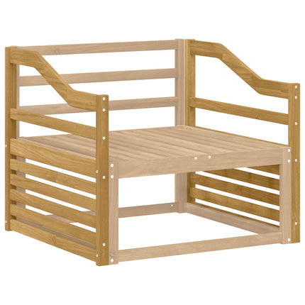 Armstøtte Modul 2 pcs Hvid 79 x 4 x 73 cm Massivt Akacietræ