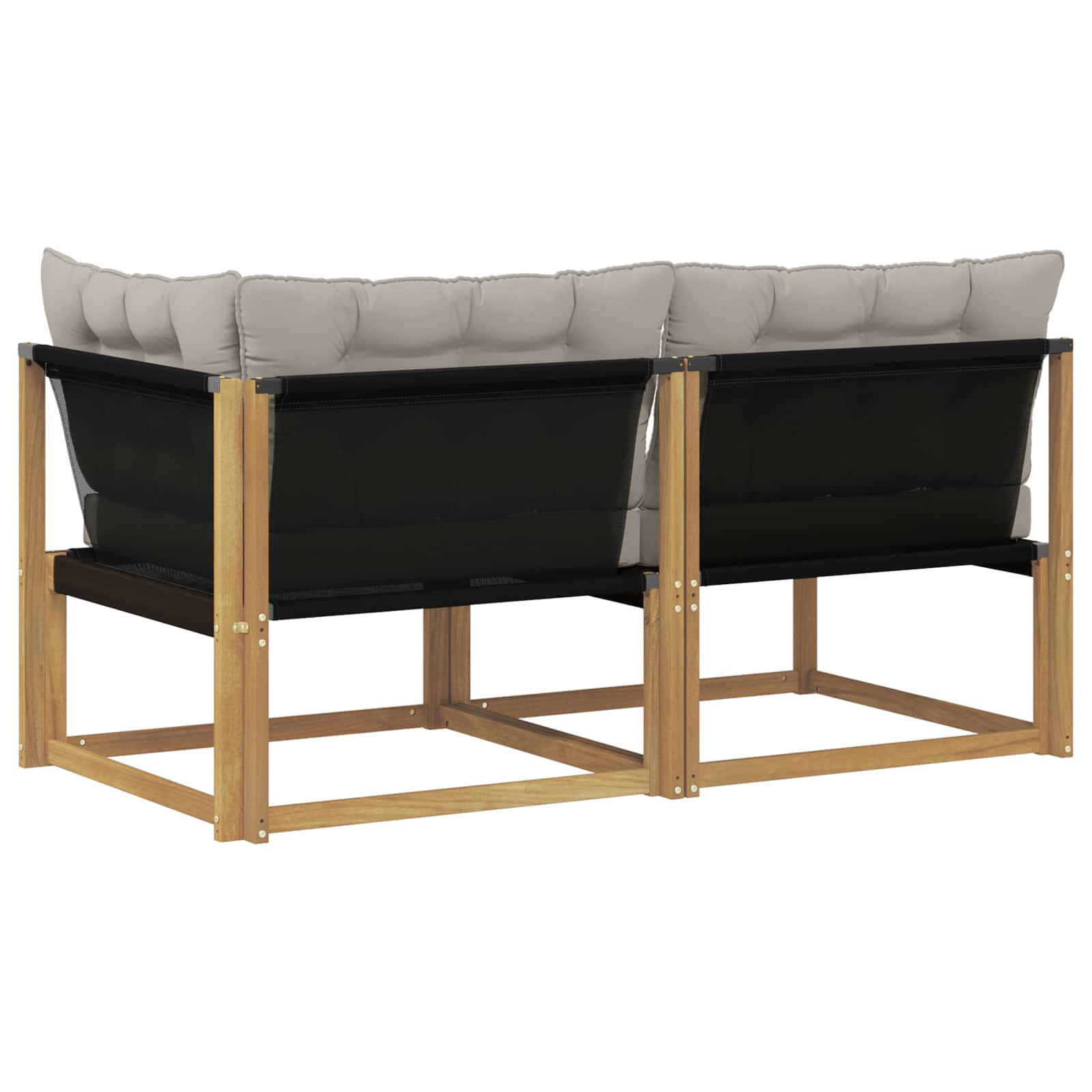 Sektionel sofa enheder med pude Hvid 162,5 x 83 x 73 cm