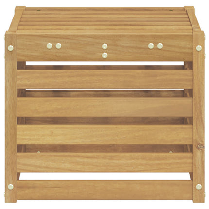 Udendørs sofagruppe Hvid 35 x 38 x 37 cm Massivt Akacietræ