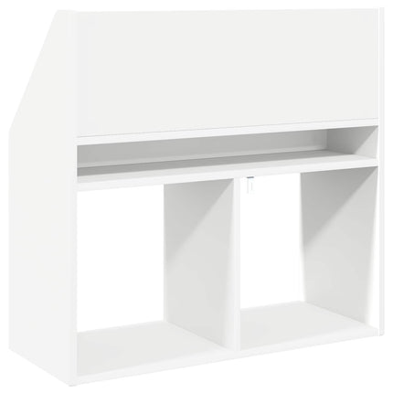 Børnebogreol Hvid 72,5 x 29,5 x 69 cm Konstrueret træ