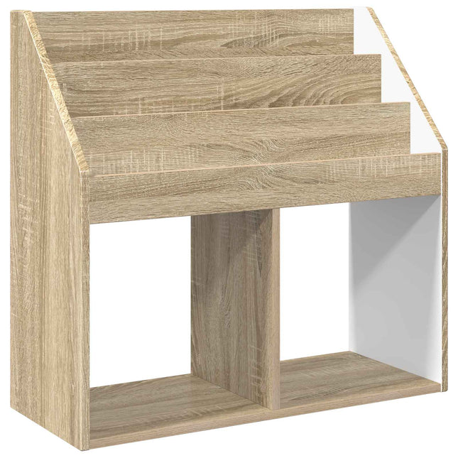 Børnebogreol Sonoma eg 72,5 x 29,5 x 69 cm Konstrueret træ