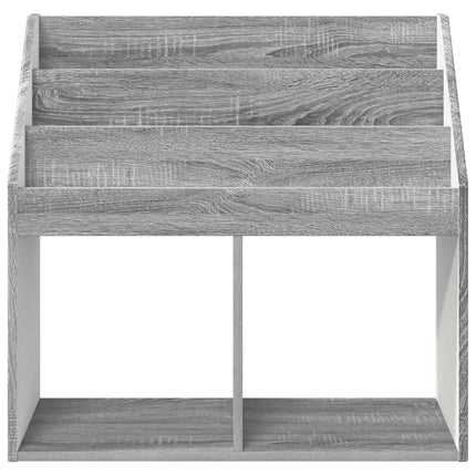 Børnebogreol Grå Sonoma 72,5 x 29,5 x 69 cm Konstrueret træ