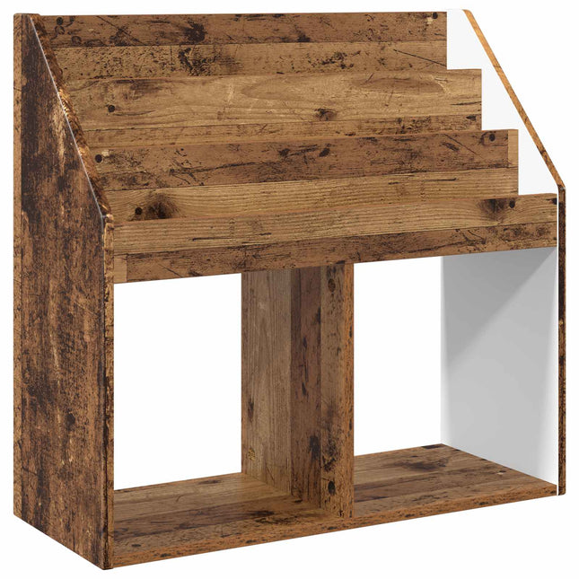 Børnebogreol Gammelt træ 72,5 x 29,5 x 69 cm Konstrueret træ