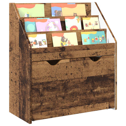 Børnebogreol Gammelt træ 60 x 29,5 x 69 cm Konstrueret træ