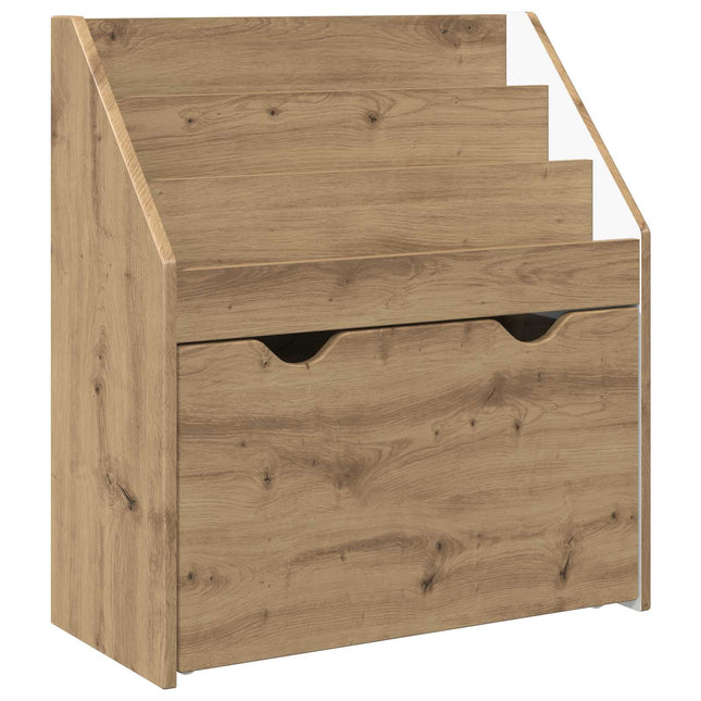 Børnebogreol Artisan Egetræ 60 x 29,5 x 69 cm Konstrueret træ