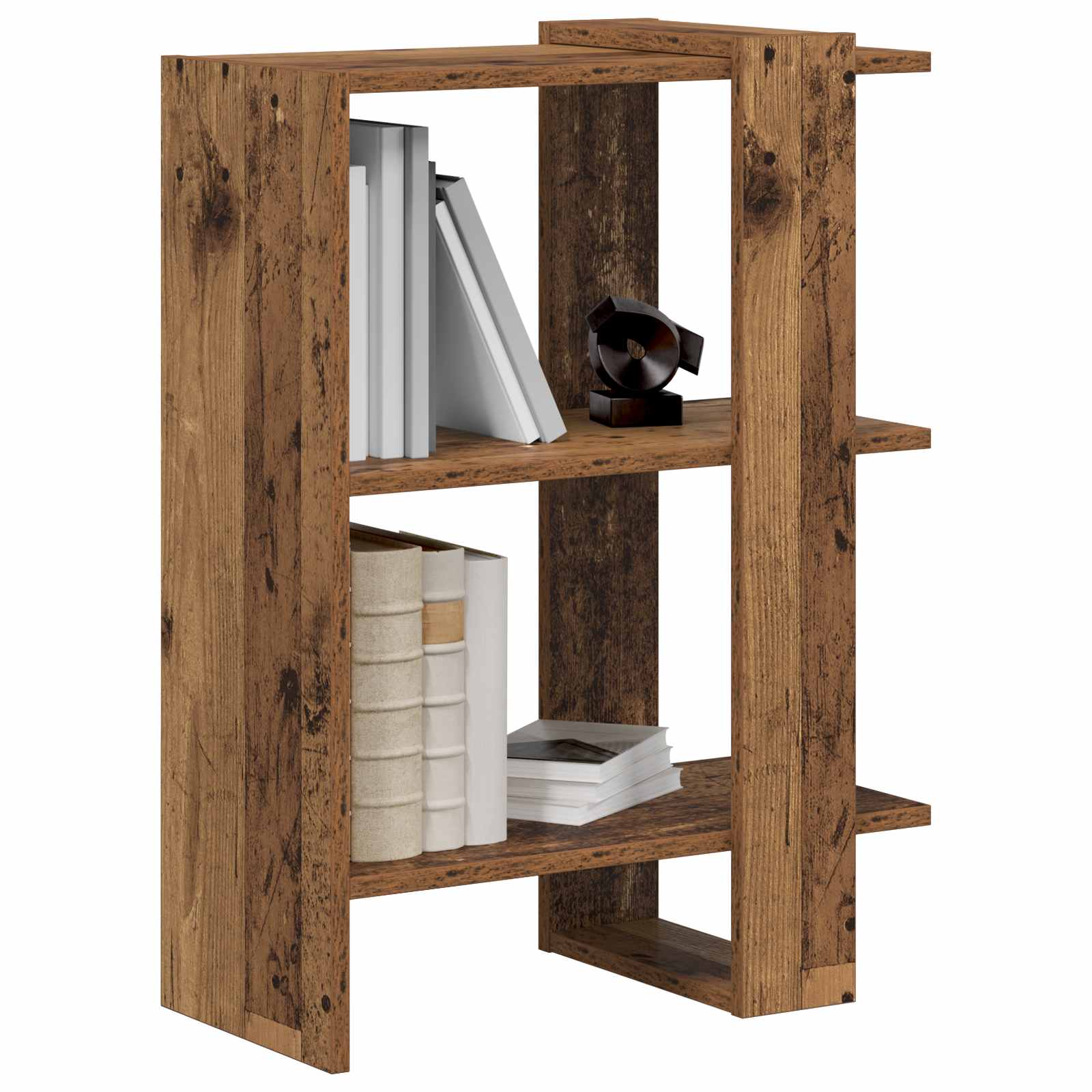 Bogreol Gammelt træ 52 x 25 x 71,5 cm Konstrueret træ billede