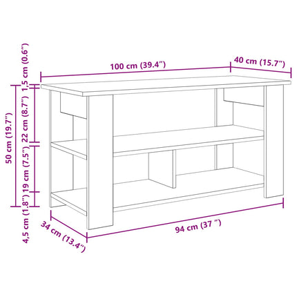 TV stand Sonoma eg 100 x 40 x 50 cm