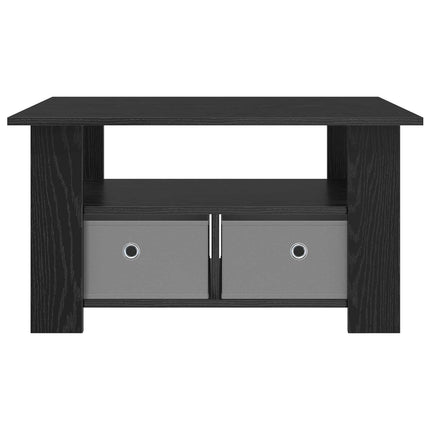Sofabord Sort eg 77 x 55 x 42 cm Konstrueret træ
