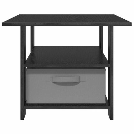 Sofabord Sort eg 77 x 55 x 42 cm Konstrueret træ