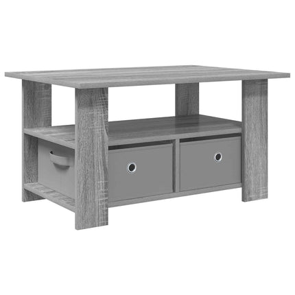 Sofabord Grå Sonoma 77 x 55 x 42 cm Konstrueret træ