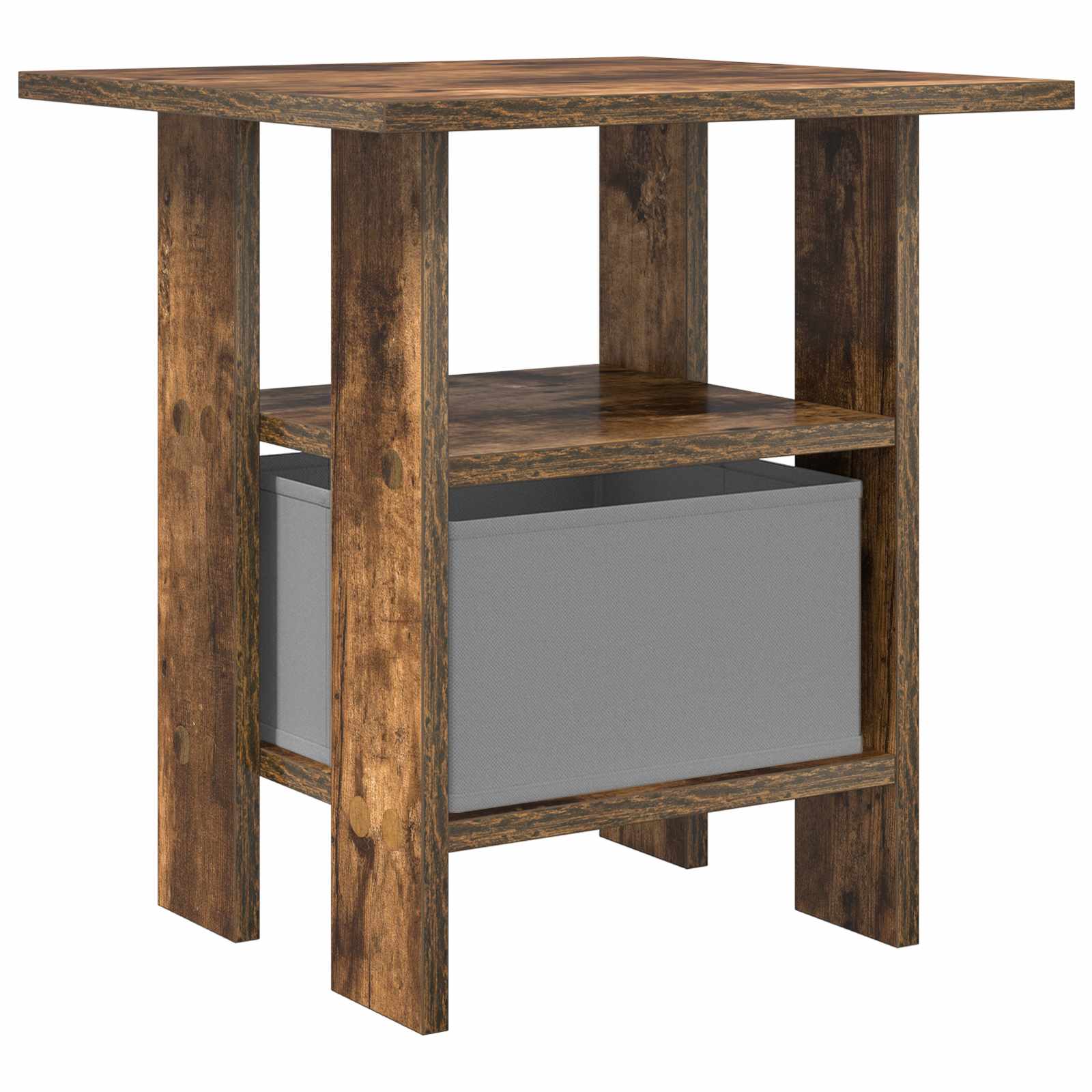 Sengebord med skuffe Røget eg 41 x 40 x 45 cm Konstrueret træ