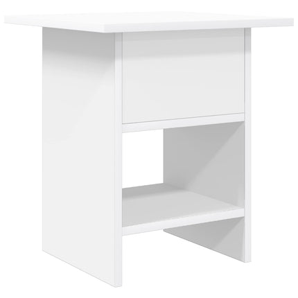 Sengebord Hvid 41 x 40 x 45 cm Konstrueret træ